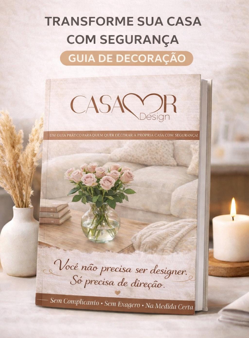 Capa do Guia de Decoração Casamor Design, por Thaline André